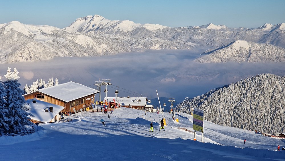 Kaiserwetter in Ski Juwel Alpbachtal Wildschönau.